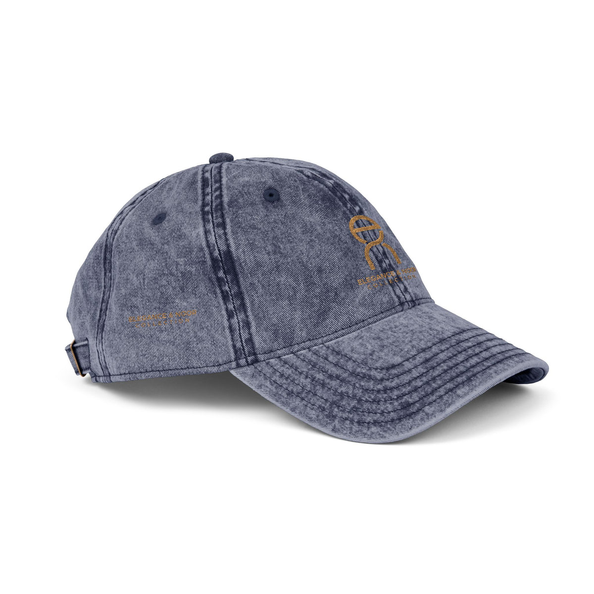 Vintage Embroidered Cap — Washed Red Retro Baseball Hat