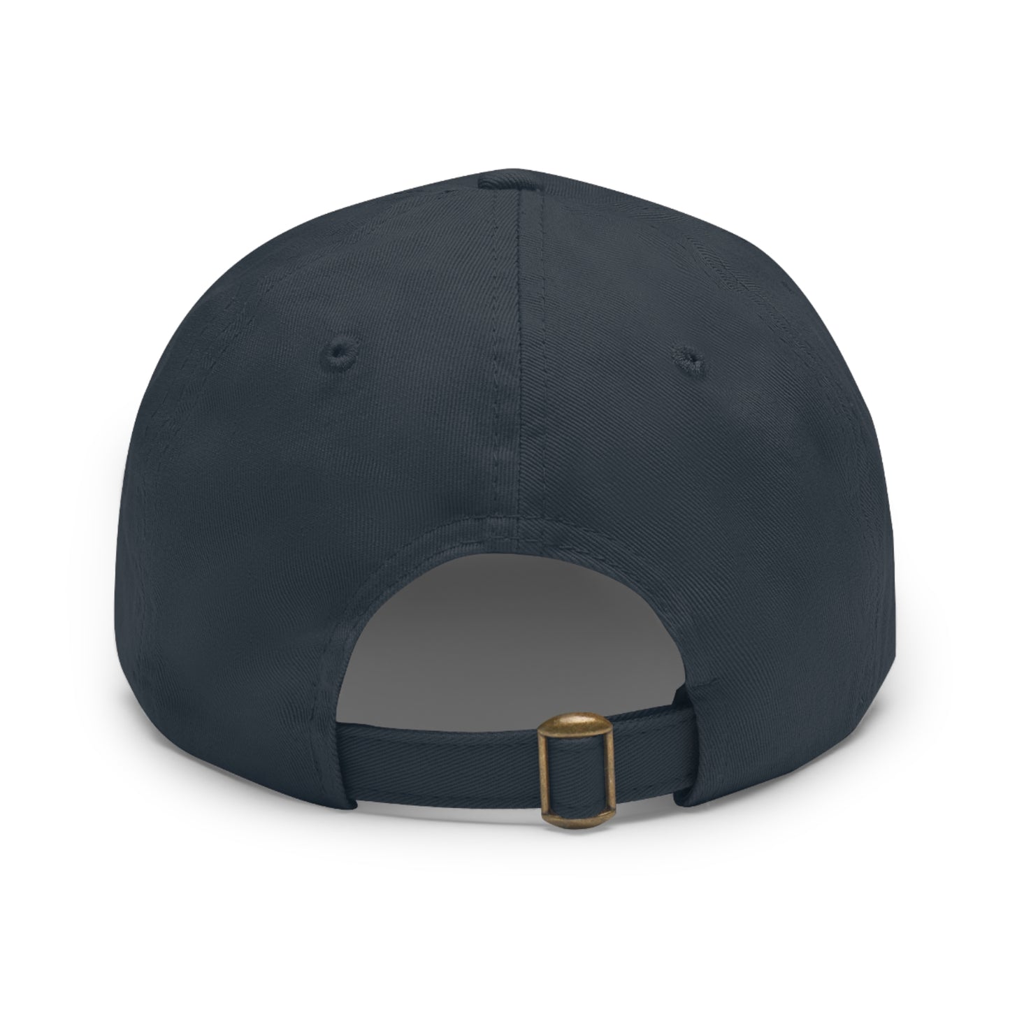 Elegant Dad Hat with Leather Patch