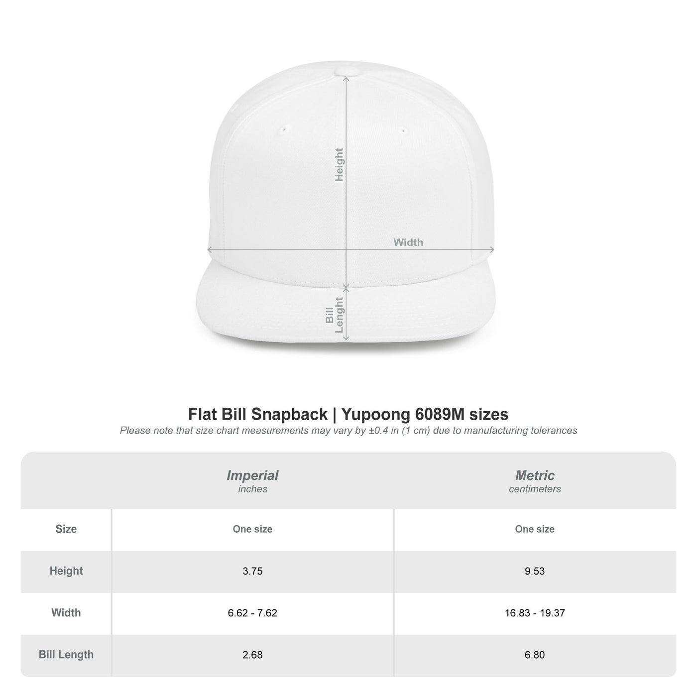 The Elegant Flat Bill Snapback