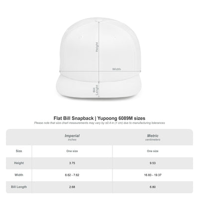 The Elegant Flat Bill Snapback